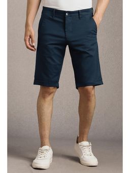 Louis Philippe - Men Navy Blue Shorts