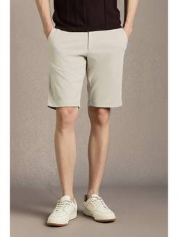 Louis Philippe - Beige Men Shorts