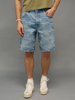 American Eagle - Blue Easyflex Loose Denim Shorts