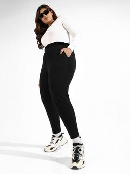 Instafab Plus - Women Solid Stylish Active & Evening Joggers