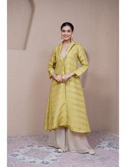 Alaya by Stage3 - Resham Lime Blouse and Pant with Jacket (Set of 3)