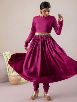 Gajra Gang - Pataka Purple Maxi Dress Kurta