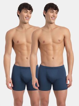 Jockey - 8008 Men Cotton Solid Boxer Brief - Dark Denim (Pack of 2)