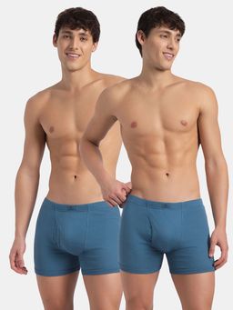 Jockey - 8008 Men Cotton Solid Boxer Brief - Stellar (Pack of 2)