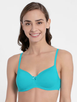 Jockey - Teal Non-wired Padded Bra - Style Number - 1723