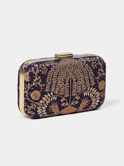 Ritu Kumar - Pattachitraa Indigo Clutch
