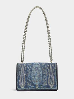 Ritu Kumar - Apsaraa Indigo Sling Bag