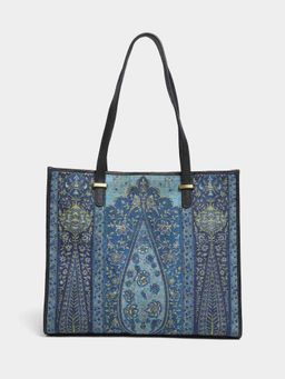 Ritu Kumar - Apsaraa Indigo Handbag