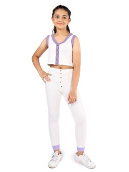 D'chica - Warm Thermal Fabric White Sleeveless (Set of 2)