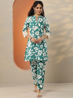 Libas - Printed Cotton Blend Co-Ords Set for Women