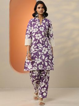 Libas - Printed Cotton Blend Co-Ords Set for Women