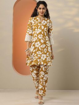 Libas - Printed Cotton Blend Co-Ords Set for Women