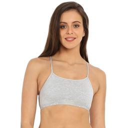 Jockey - Light Grey Melange Crop Top : Style Number # 1351 (XS)