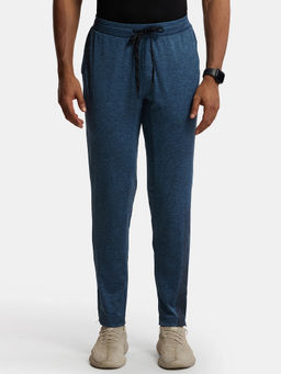 Jockey - SP16 Men Soft Touch Microfiber Elastane Active Wear Trackpants - Blue Marl