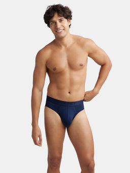 Jockey - IC24 Men Tencel Micro Modal Cotton Elastane Stretch Solid Brief - True Navy