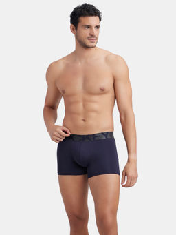 Jockey - IC28 Men Tactel Microfiber Elastane Stretch Solid Trunk - True Navy