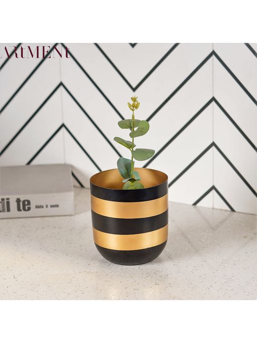 The Artment Handcrafted Metal Planter For Home Balcony D cor Gold