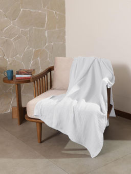Oyvu - White Muslin Blanket (Single)