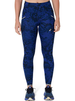 ASICS - Women's Performance Dark Blue Cobalt Road Lite-Show Tight