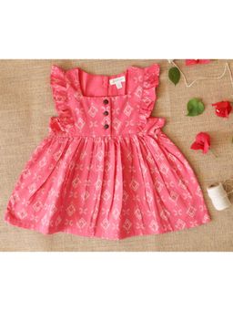 Yellow Rabbit - Strawberry Printed Summer Dress
