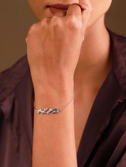 Voylla - Silver Sterling Silver Rhodium Plated Bracelet
