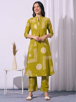 FASHOR - Green Printed Co-Ord Set