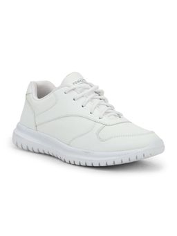 LIBERTY - Kids White School Shoes