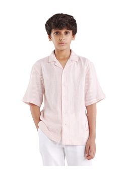 RARE ONES - Cuban Collar With Embroidery Shirt