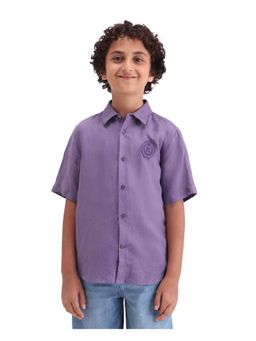 RARE ONES - Linen Blend Half Sleeve Shirt