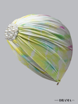 Hair Drama Co. - Tie And Dye Turban - Yellow