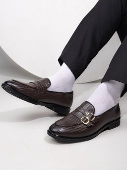 Alberto Torresi - Palermo Brown Men Double Monk Strap Shoes