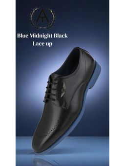 Alberto Torresi - Hungary Series 607 Branded Sole Black Formal Derbies