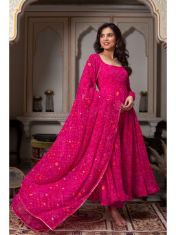 Bhavini Paris - Kiyara Anarkali with Pant and Dupatta