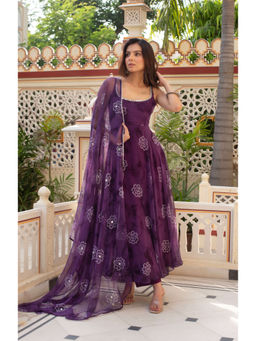Bhavini Paris - Nitara Anarkali with Pant and Dupatta