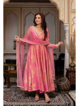 Bhavini Paris - Radha Anarkali with Pant and Dupatta