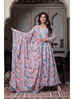 Bhavini Paris - Zoya Anarkali with Pant and Dupatta