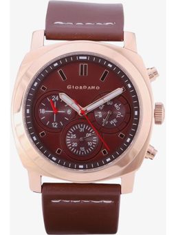 Giordano - Multifunctional Brown Dial Watch for Men - 1751-02