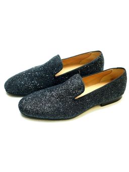 SHUTIQ - Armor Iron Grey Suede Loafers