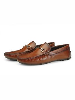 SHUTIQ - Baran Tan Lather Loafers