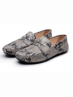 SHUTIQ - Blaze Blue Lather Loafers