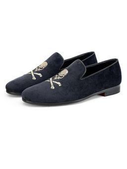 SHUTIQ - Skull Gold Black Shoes