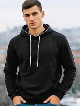 Bewakoof - Men's Black Hoodies