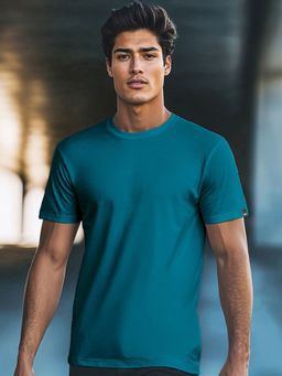 Bewakoof - Men's Morrocan Blue T-shirt