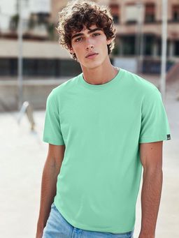 Bewakoof - Men's Granite Green T-shirt