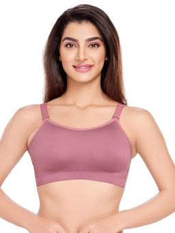 Juliet - Womens Unicup Smooth Support Bra Pink