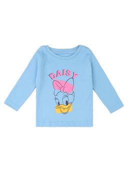 Bodycare - Minnie and Friends Girls Sweat Shirt Round Neck Full Sleeves Solid Blue