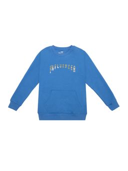 Bodycare - Girls Round Neck Full Sleeves Sweat Shirt - Blue