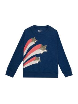 Bodycare - Girls Round Neck Full Sleeves Sweat Shirt - Lite Navy