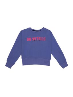 Bodycare - Girls Round Neck Full Sleeves Sweat Shirt - Lavender