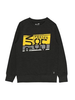 Bodycare - Boys Round Neck Full Sleeves Sweat Shirt - Anthra Melange